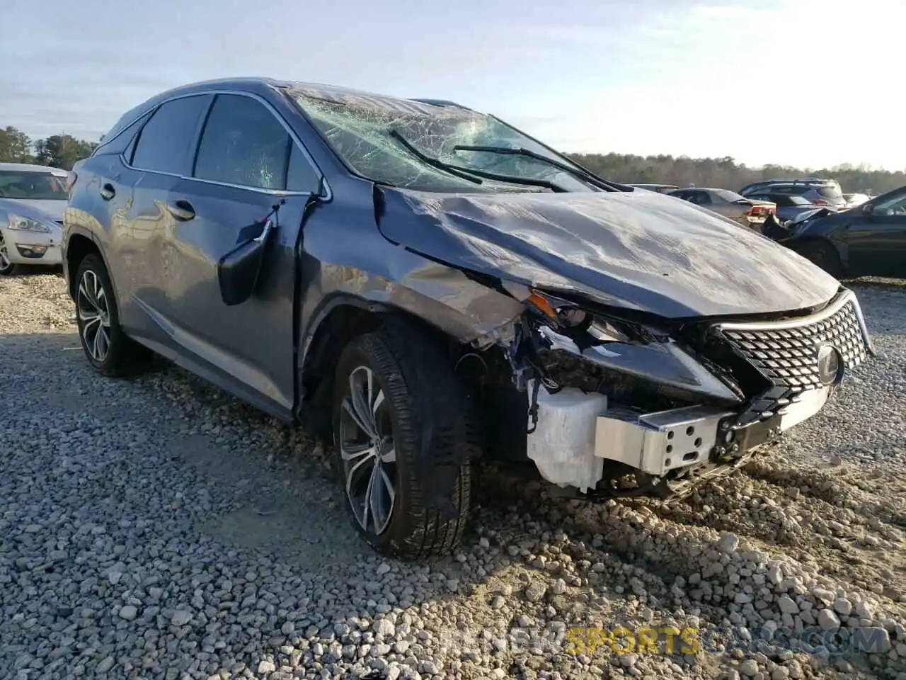 1 Photograph of a damaged car 2T2HZMAA0MC205686 LEXUS RX350 2021