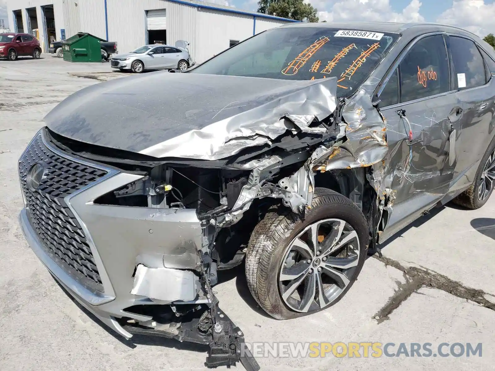 9 Photograph of a damaged car 2T2HZMAA0MC206711 LEXUS RX350 2021