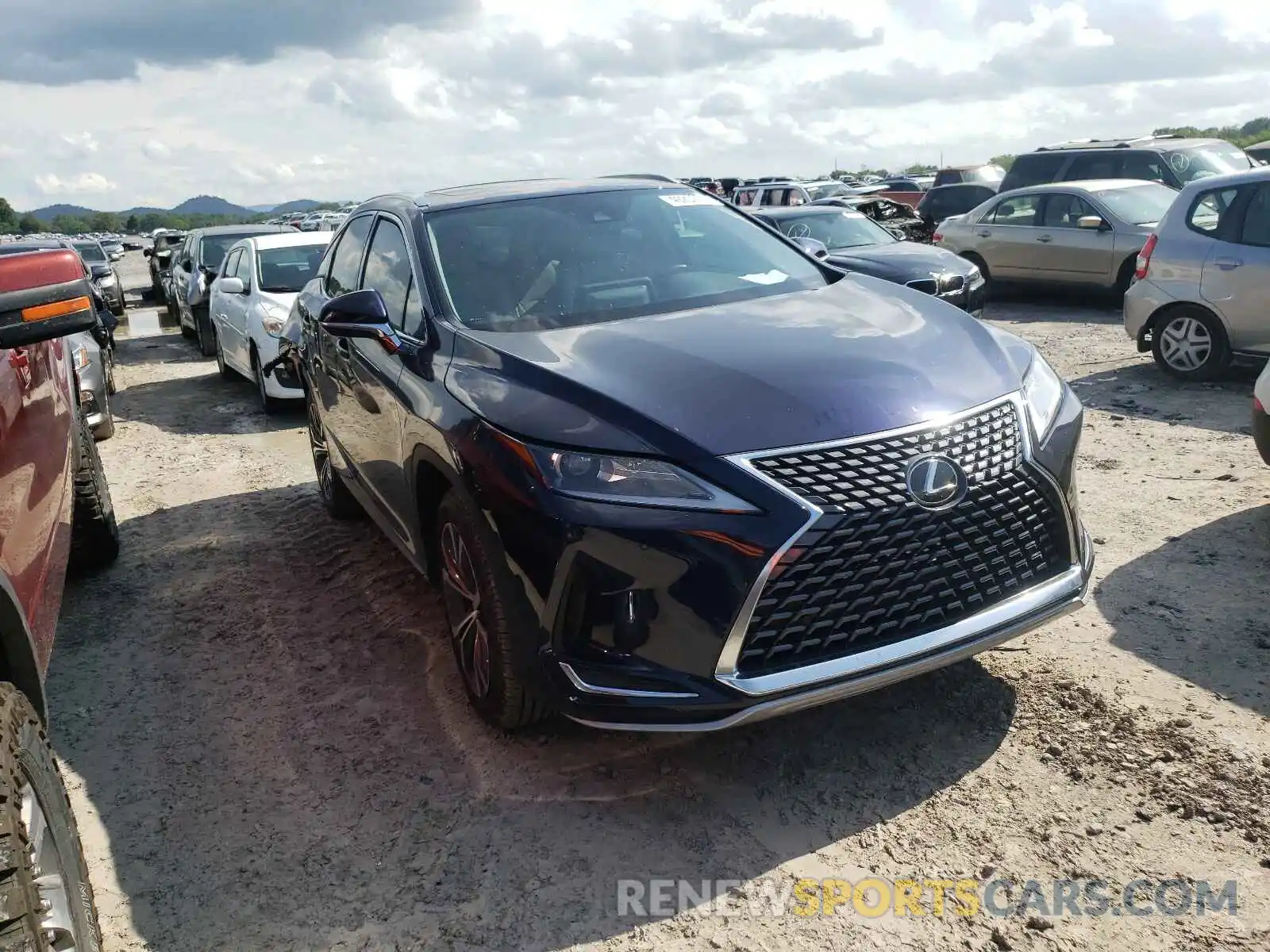 1 Photograph of a damaged car 2T2HZMAA0MC209852 LEXUS RX350 2021