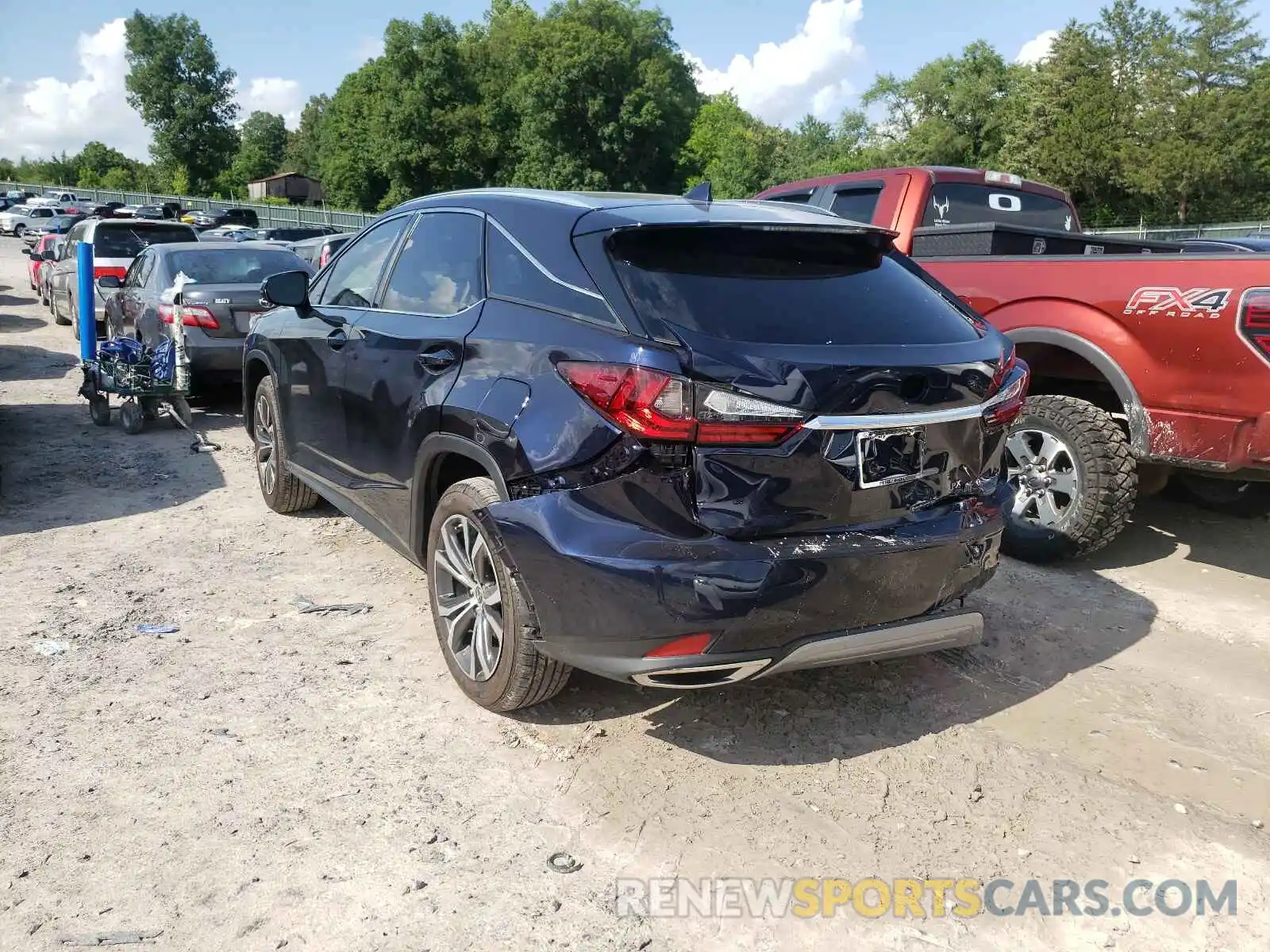 3 Фотография поврежденного автомобиля 2T2HZMAA0MC209852 LEXUS RX350 2021