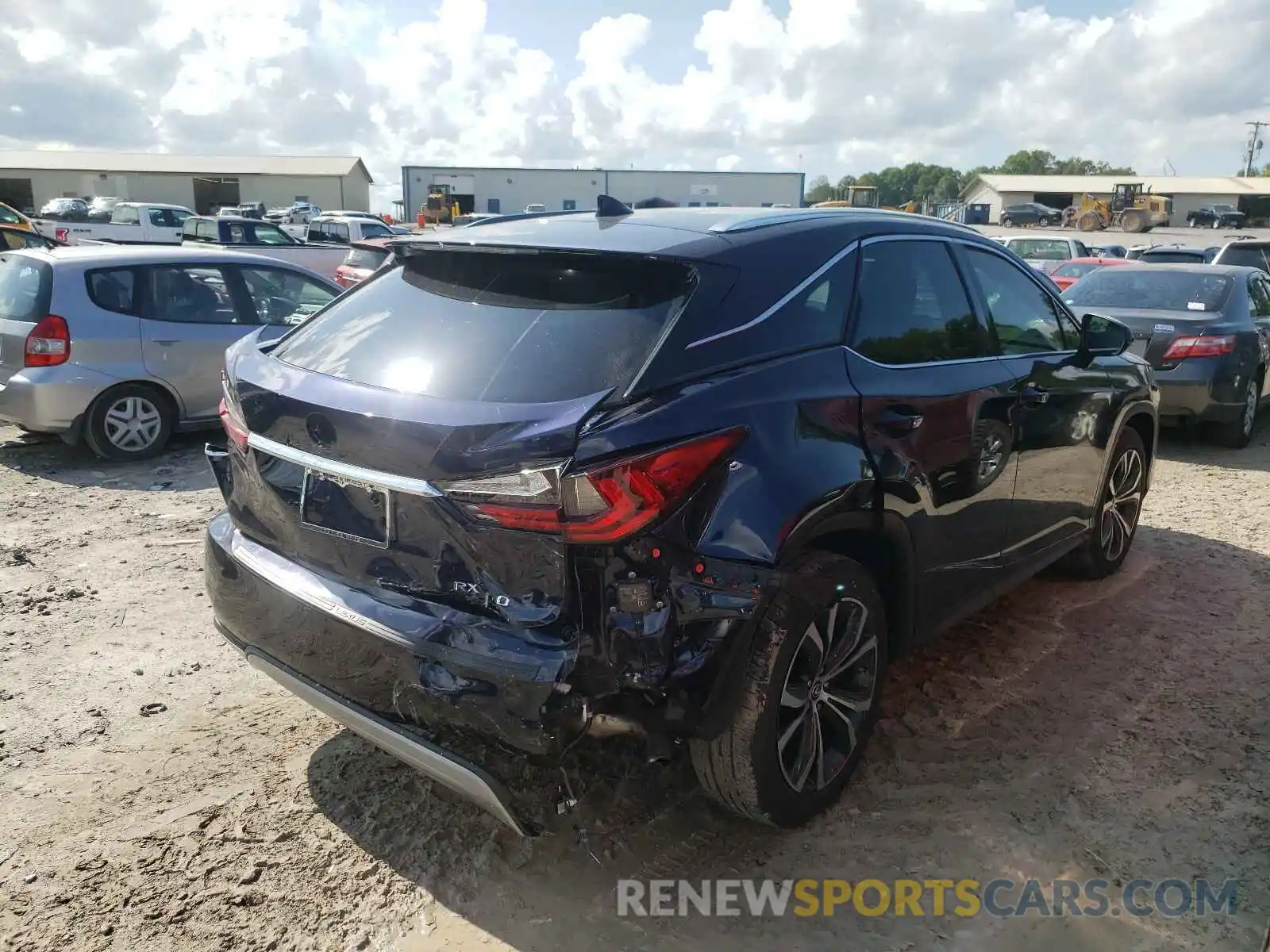 4 Photograph of a damaged car 2T2HZMAA0MC209852 LEXUS RX350 2021