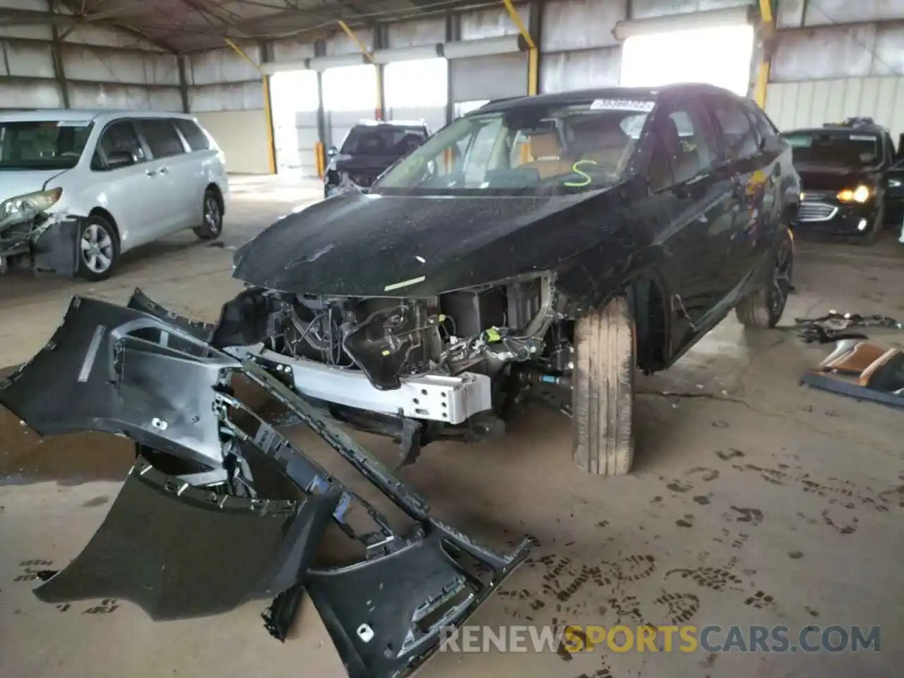 2 Photograph of a damaged car 2T2HZMAA0MC214677 LEXUS RX350 2021