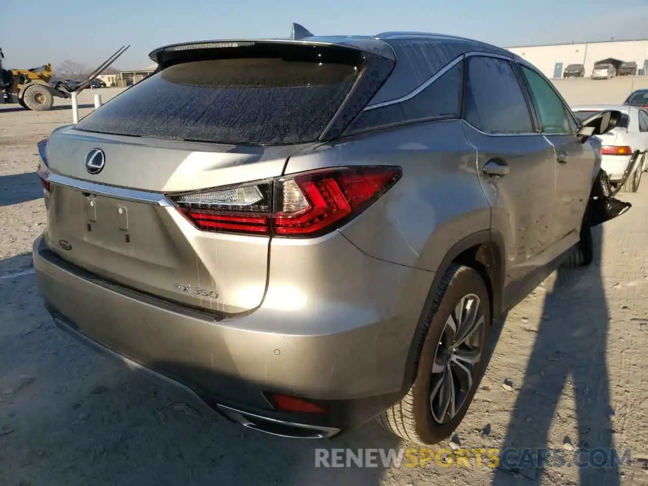 4 Фотография поврежденного автомобиля 2T2HZMAA0MC218521 LEXUS RX350 2021