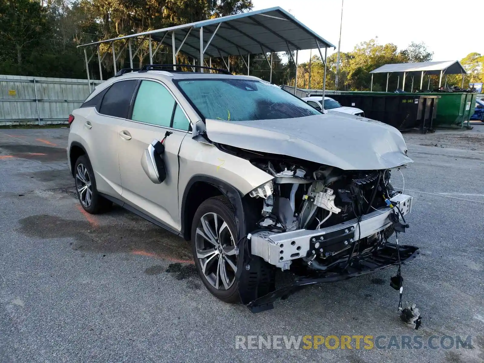 1 Photograph of a damaged car 2T2HZMAA1MC184847 LEXUS RX350 2021