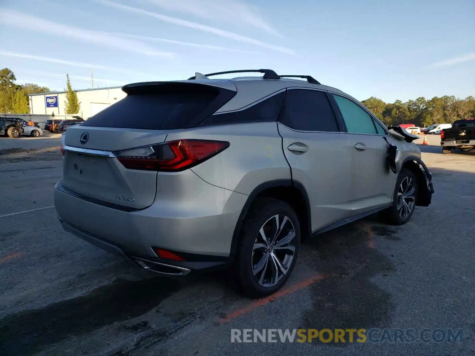 4 Photograph of a damaged car 2T2HZMAA1MC184847 LEXUS RX350 2021