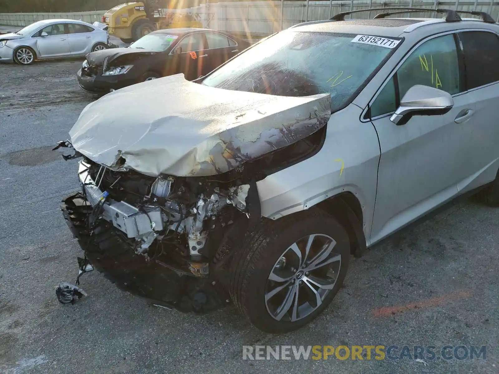 9 Photograph of a damaged car 2T2HZMAA1MC184847 LEXUS RX350 2021