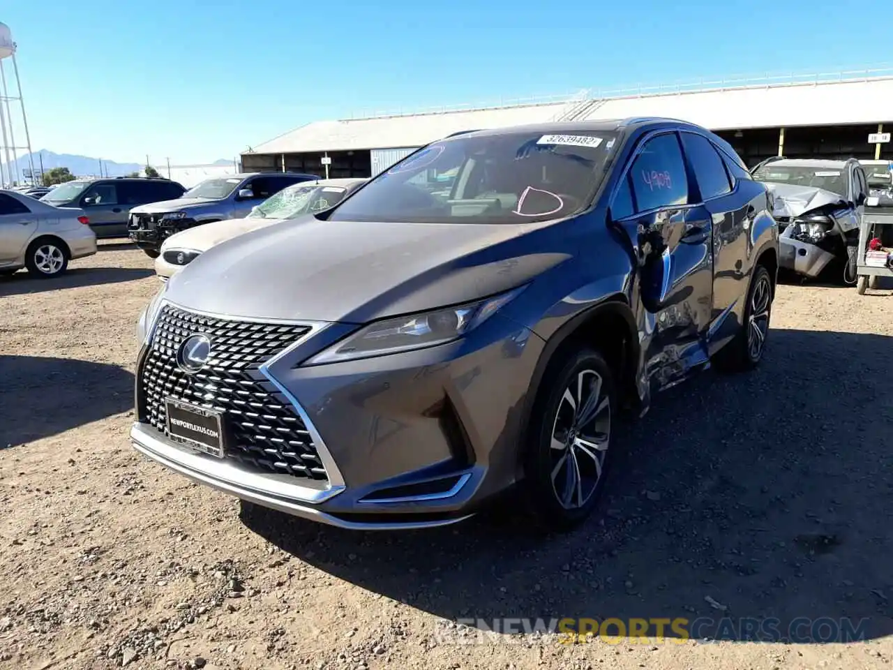 2 Фотография поврежденного автомобиля 2T2HZMAA1MC189045 LEXUS RX350 2021