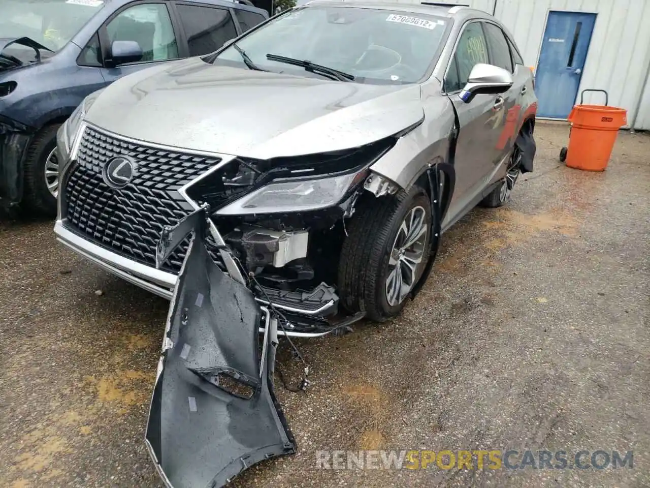 9 Фотография поврежденного автомобиля 2T2HZMAA1MC203946 LEXUS RX350 2021