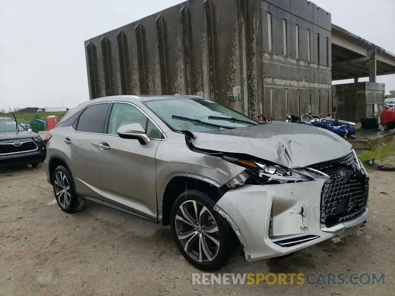 1 Photograph of a damaged car 2T2HZMAA2MC183917 LEXUS RX350 2021