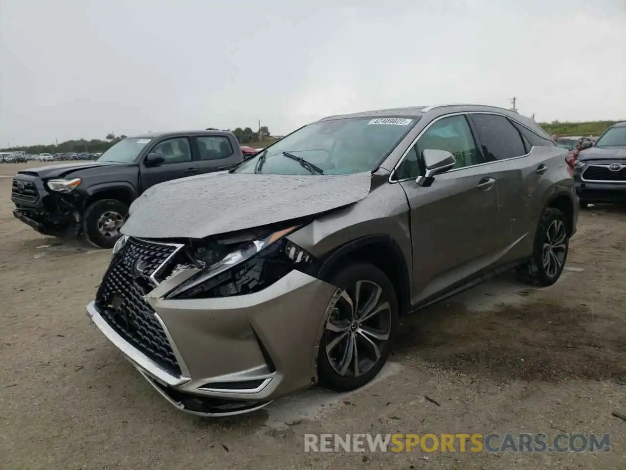 2 Фотография поврежденного автомобиля 2T2HZMAA2MC183917 LEXUS RX350 2021