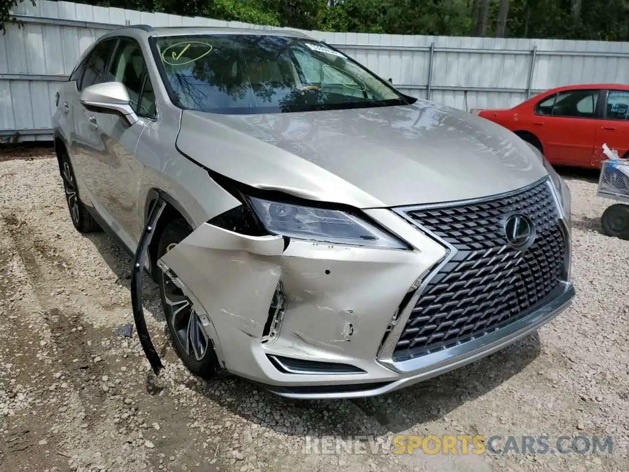 1 Photograph of a damaged car 2T2HZMAA2MC191497 LEXUS RX350 2021