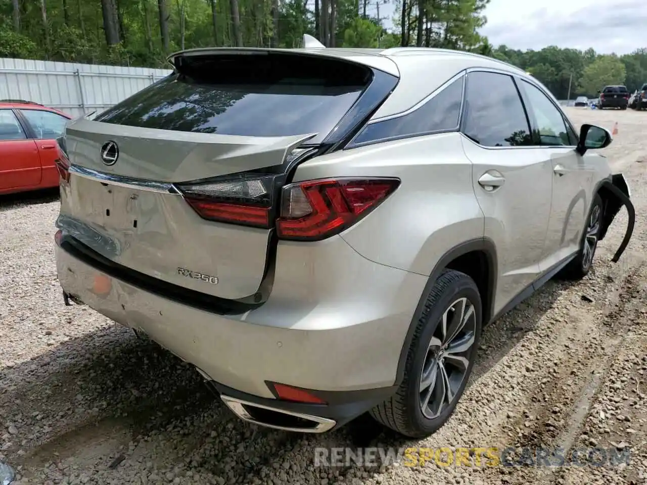 4 Photograph of a damaged car 2T2HZMAA2MC191497 LEXUS RX350 2021