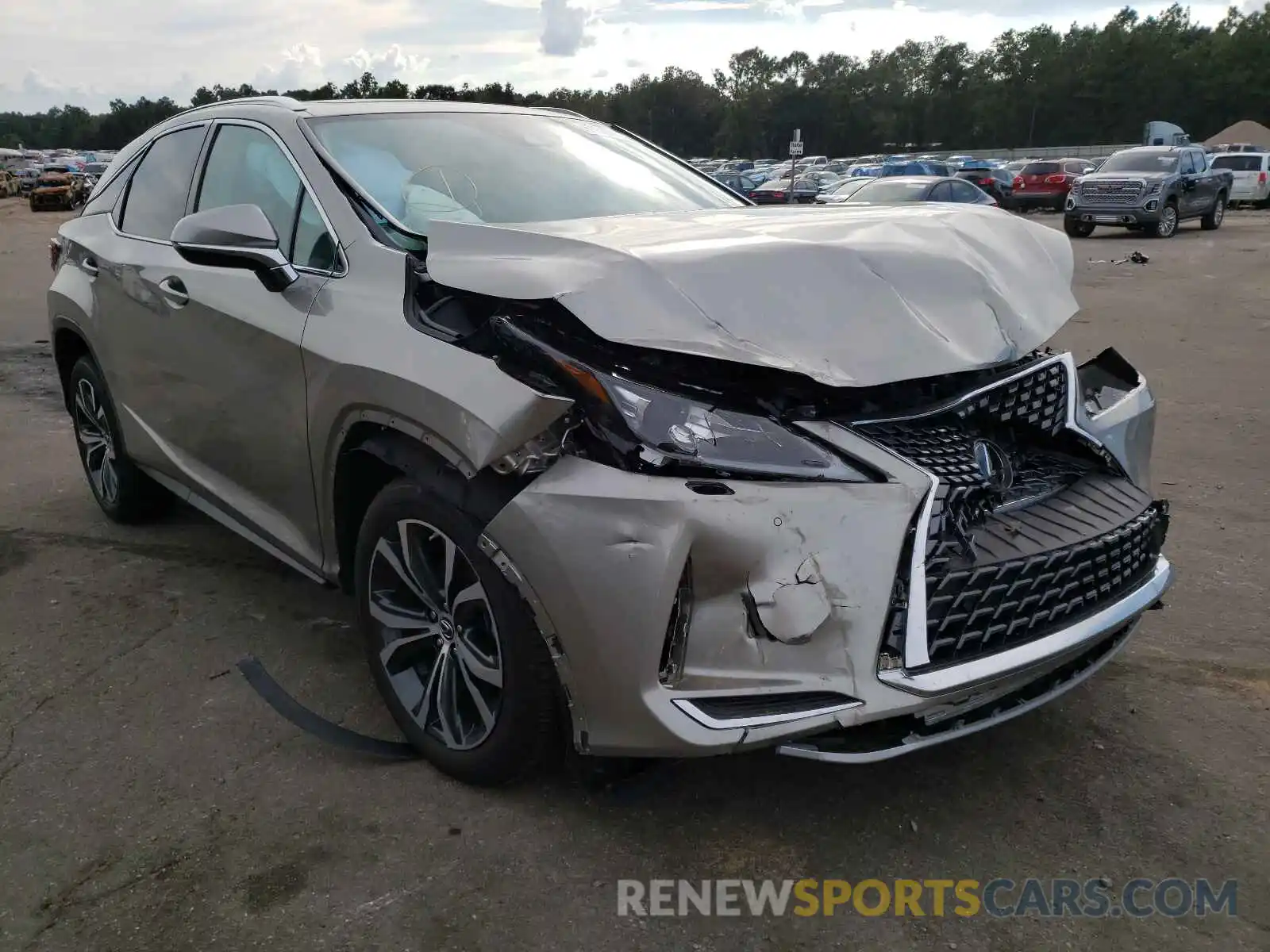 1 Photograph of a damaged car 2T2HZMAA2MC193301 LEXUS RX350 2021