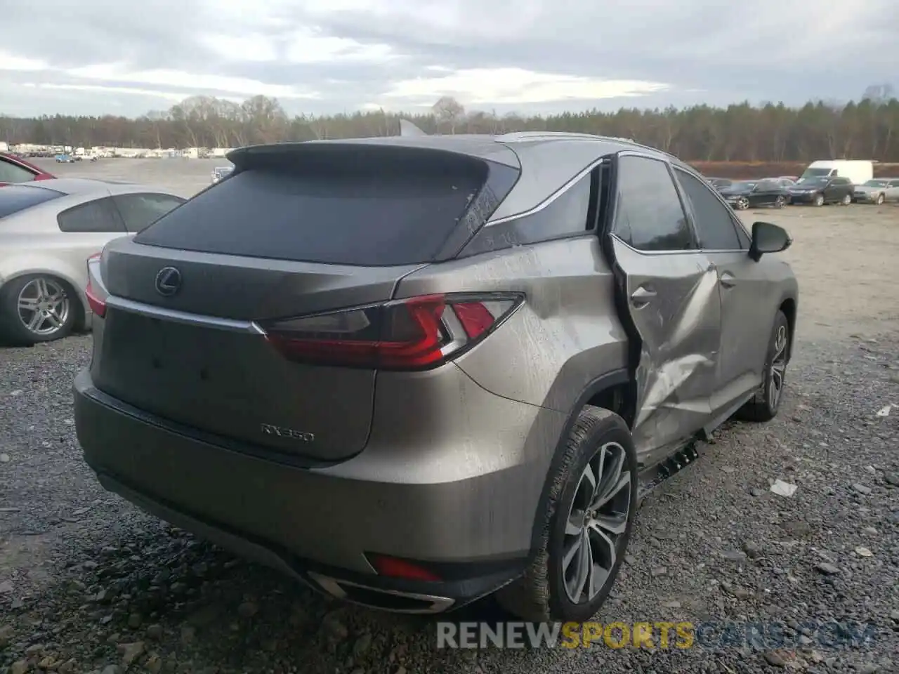 4 Photograph of a damaged car 2T2HZMAA2MC195100 LEXUS RX350 2021