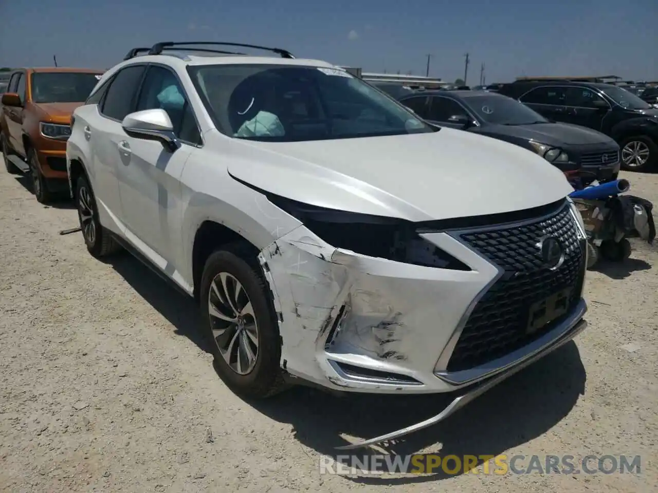 1 Photograph of a damaged car 2T2HZMAA2MC195369 LEXUS RX350 2021