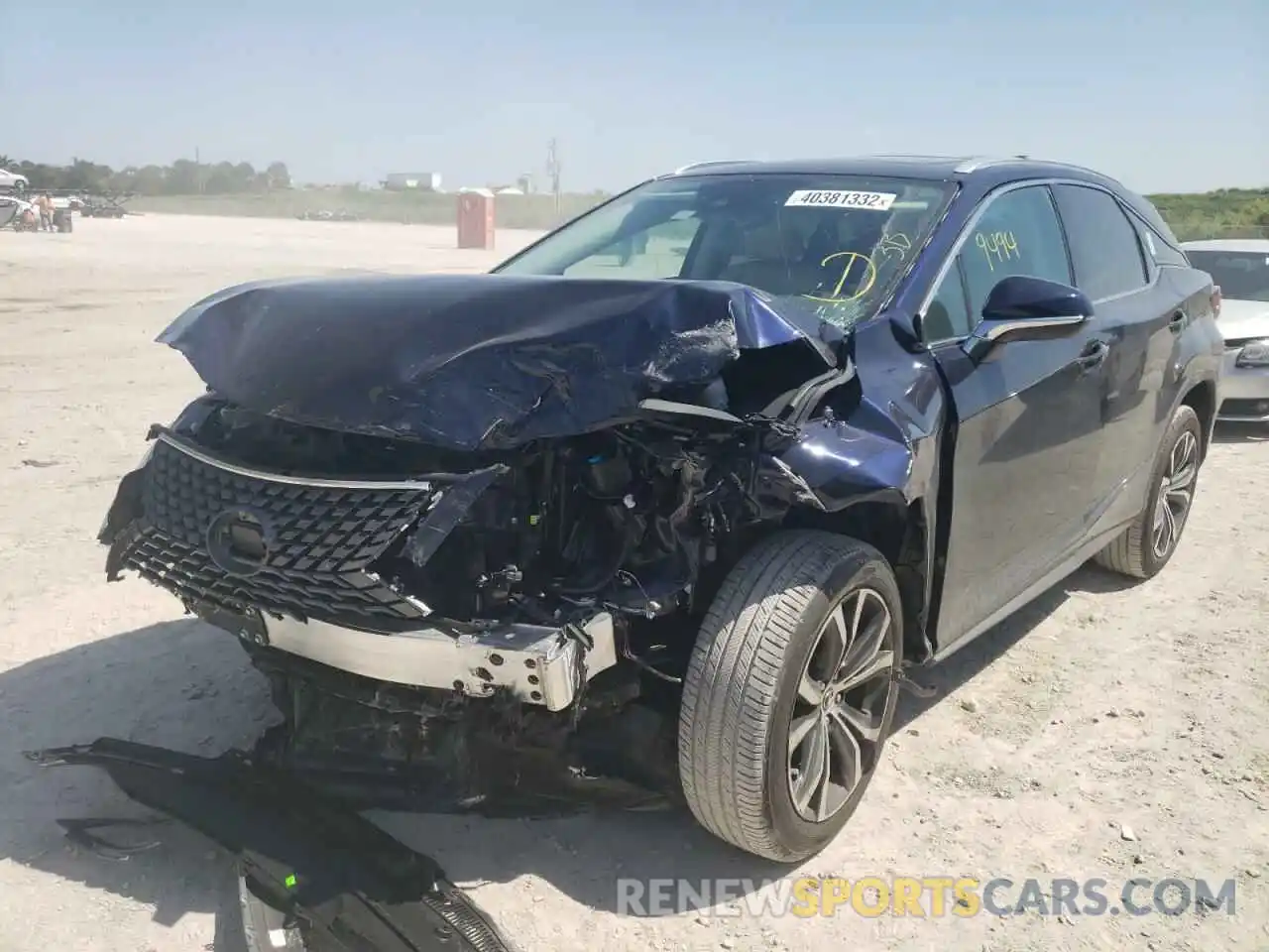 2 Photograph of a damaged car 2T2HZMAA2MC199521 LEXUS RX350 2021