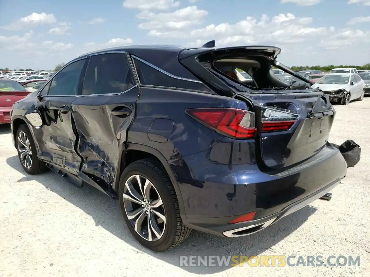 3 Photograph of a damaged car 2T2HZMAA2MC200182 LEXUS RX350 2021