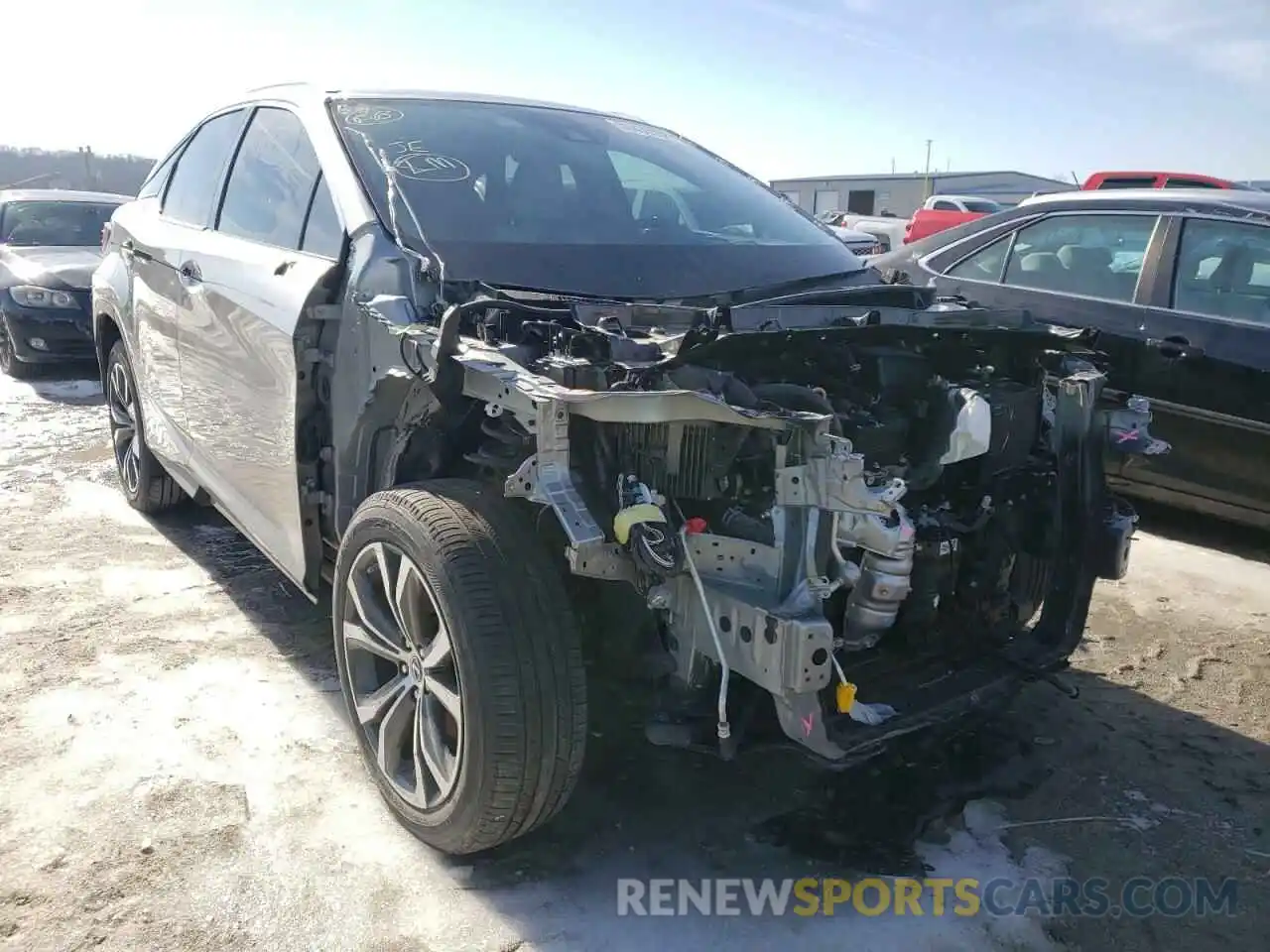 1 Photograph of a damaged car 2T2HZMAA2MC206564 LEXUS RX350 2021