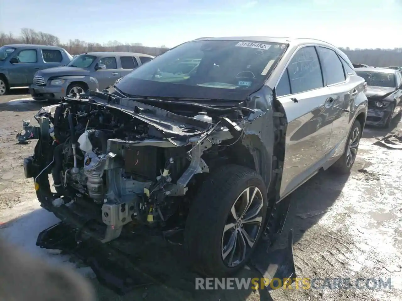 2 Photograph of a damaged car 2T2HZMAA2MC206564 LEXUS RX350 2021