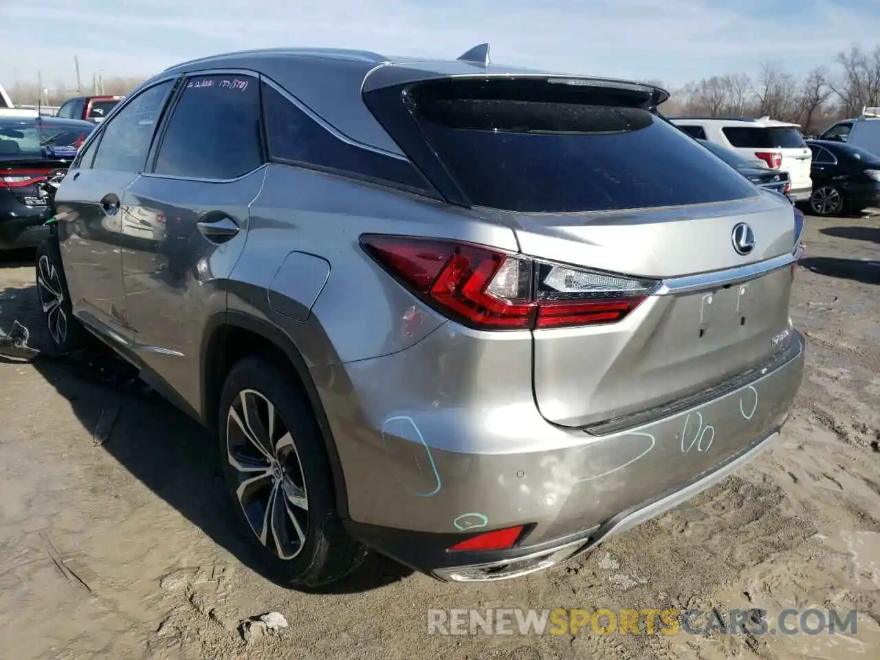 3 Photograph of a damaged car 2T2HZMAA2MC206564 LEXUS RX350 2021