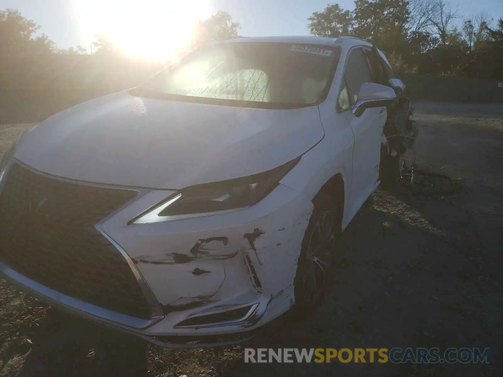 2 Photograph of a damaged car 2T2HZMAA2MC207519 LEXUS RX350 2021