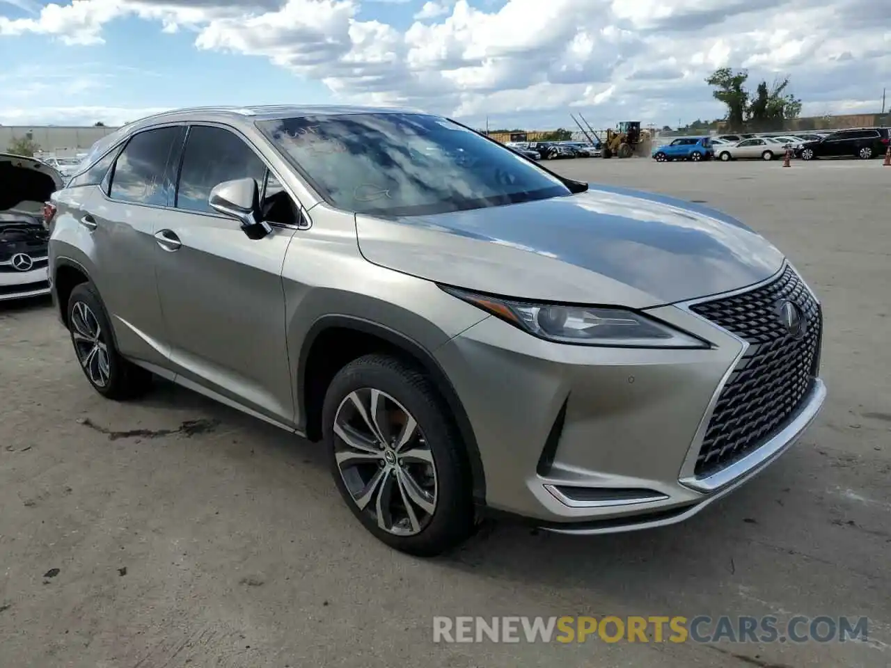 1 Photograph of a damaged car 2T2HZMAA2MC213630 LEXUS RX350 2021