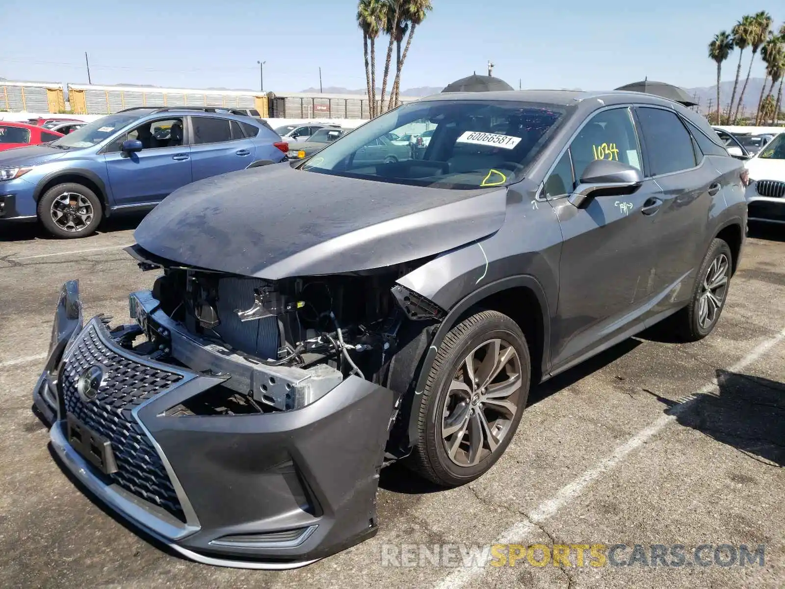 2 Photograph of a damaged car 2T2HZMAA2MC214020 LEXUS RX350 2021