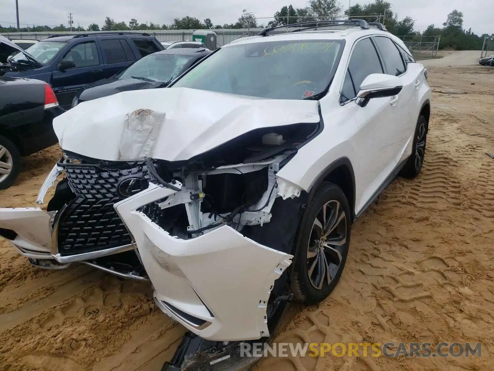 2 Photograph of a damaged car 2T2HZMAA3MC182694 LEXUS RX350 2021