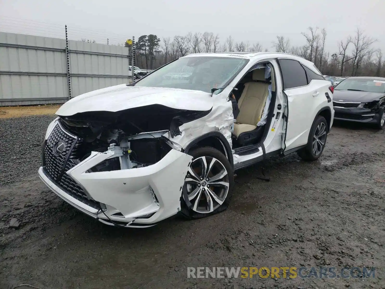 2 Photograph of a damaged car 2T2HZMAA3MC193405 LEXUS RX350 2021