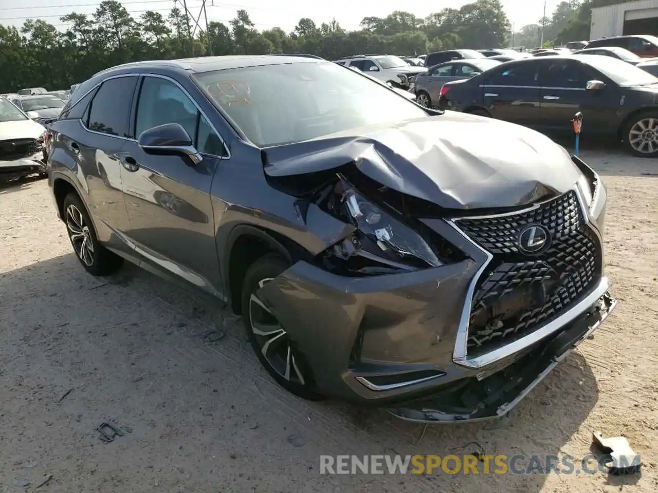 1 Photograph of a damaged car 2T2HZMAA3MC198250 LEXUS RX350 2021