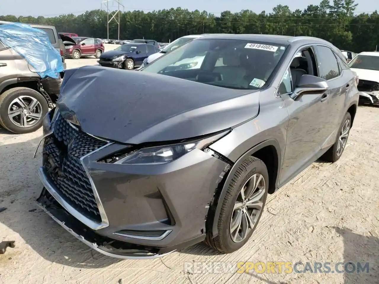 2 Photograph of a damaged car 2T2HZMAA3MC198250 LEXUS RX350 2021