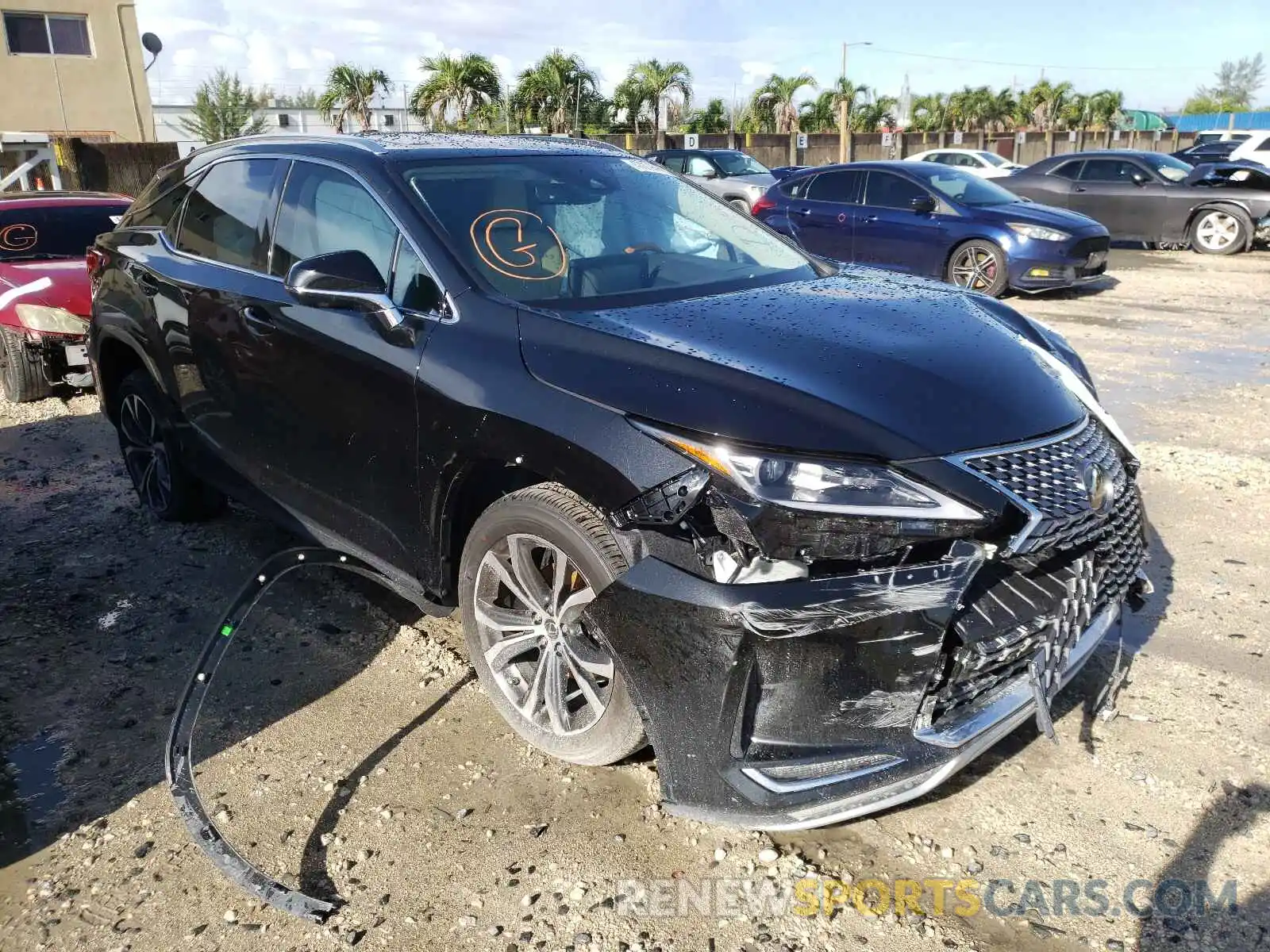 1 Photograph of a damaged car 2T2HZMAA3MC202376 LEXUS RX350 2021