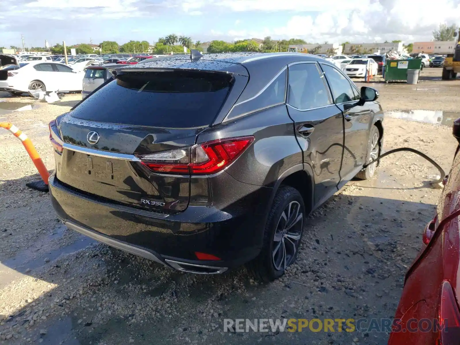 4 Photograph of a damaged car 2T2HZMAA3MC202376 LEXUS RX350 2021