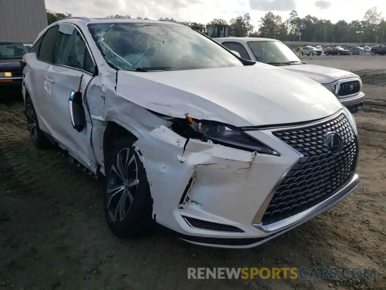 1 Photograph of a damaged car 2T2HZMAA3MC202751 LEXUS RX350 2021