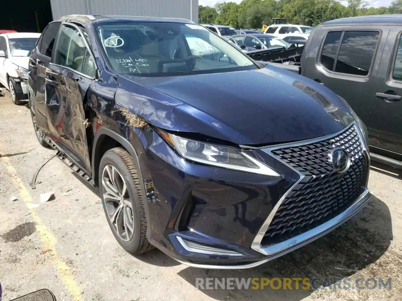 1 Photograph of a damaged car 2T2HZMAA3MC204886 LEXUS RX350 2021