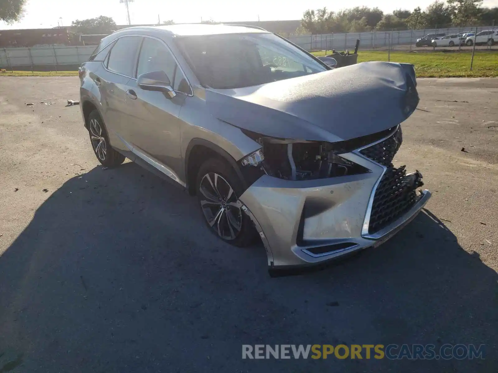 1 Photograph of a damaged car 2T2HZMAA3MC217170 LEXUS RX350 2021