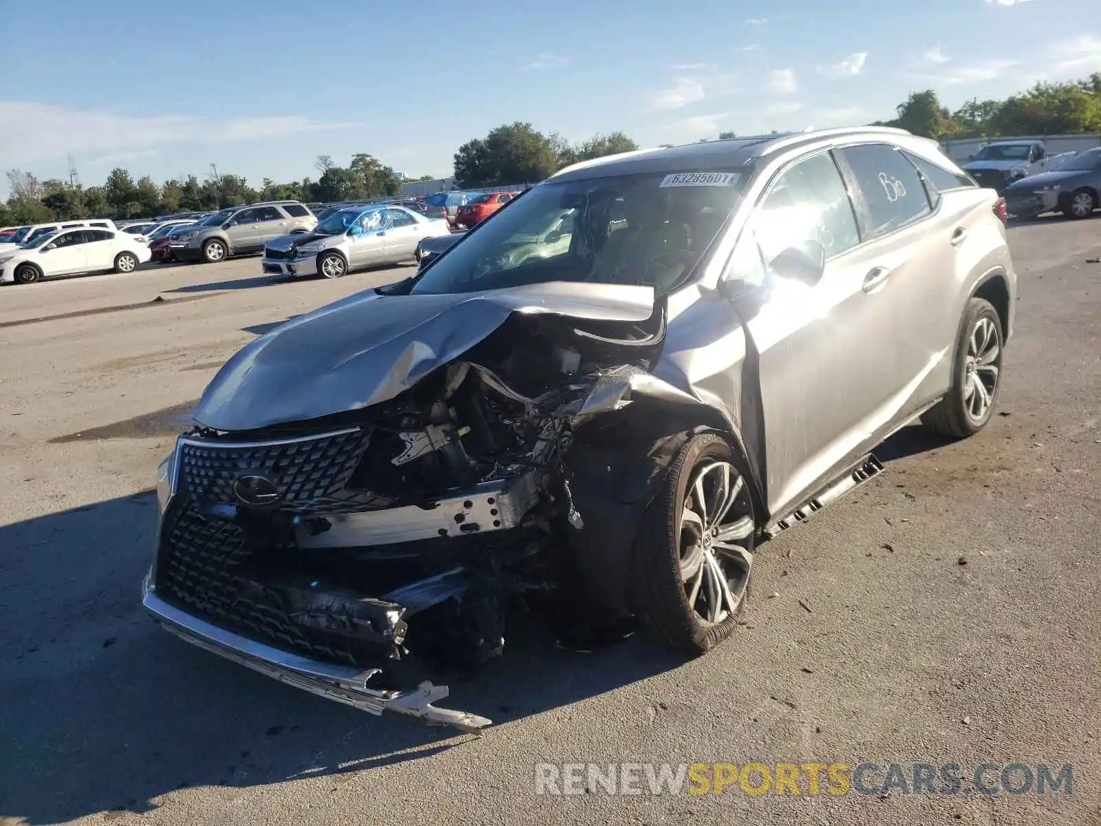 2 Photograph of a damaged car 2T2HZMAA3MC217170 LEXUS RX350 2021