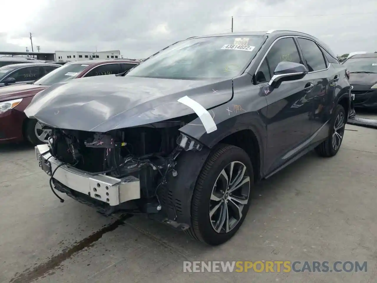 2 Фотография поврежденного автомобиля 2T2HZMAA4MC186673 LEXUS RX350 2021