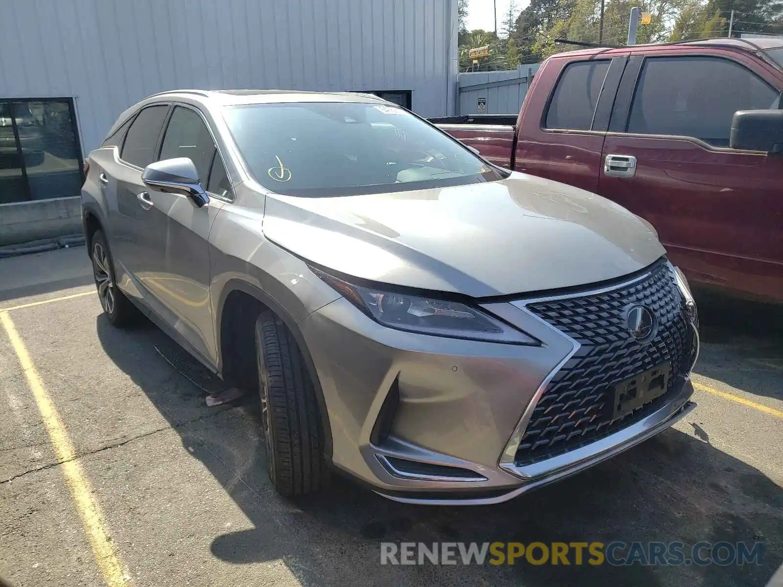 1 Photograph of a damaged car 2T2HZMAA4MC190058 LEXUS RX350 2021