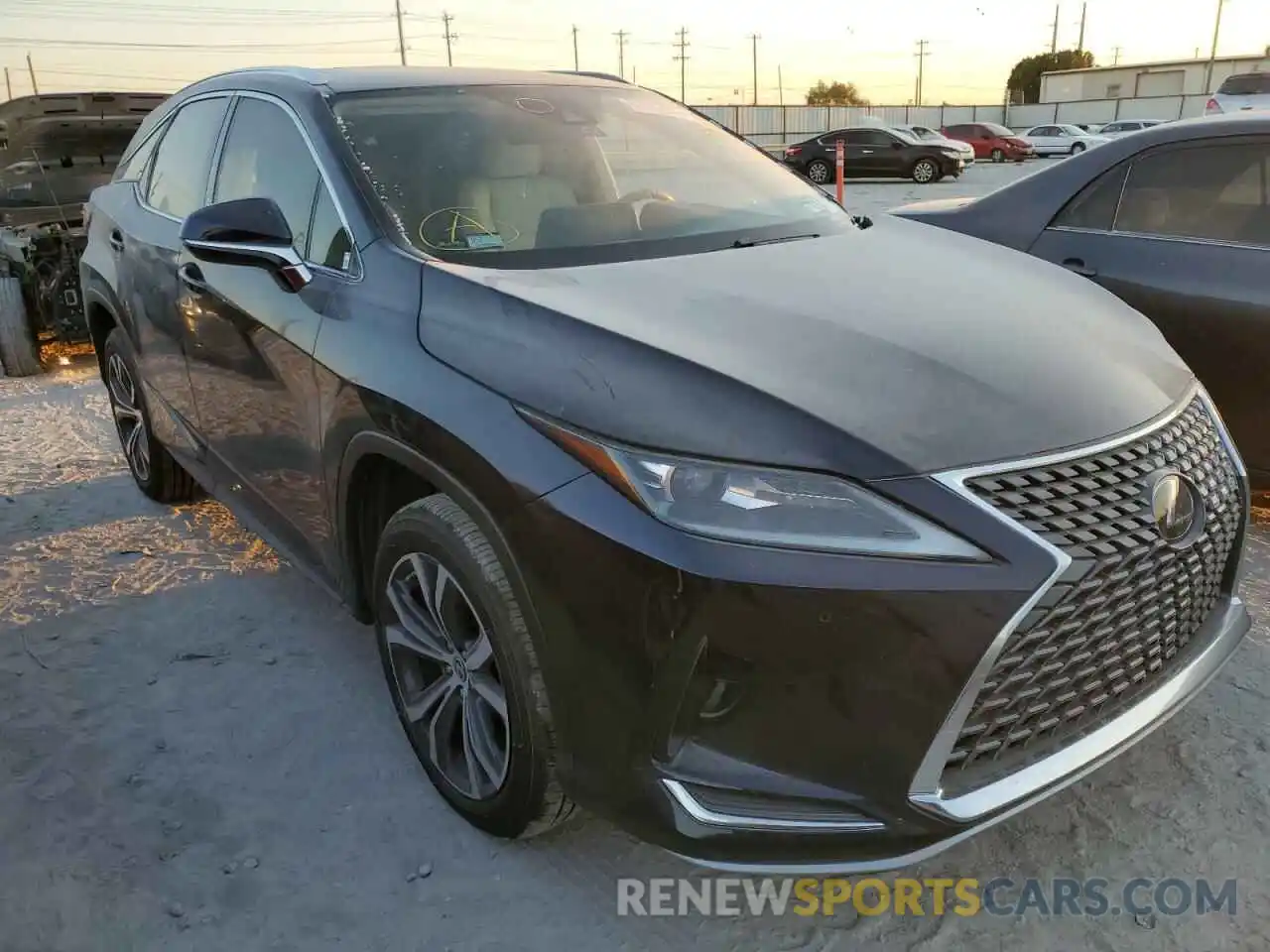 1 Photograph of a damaged car 2T2HZMAA4MC197799 LEXUS RX350 2021