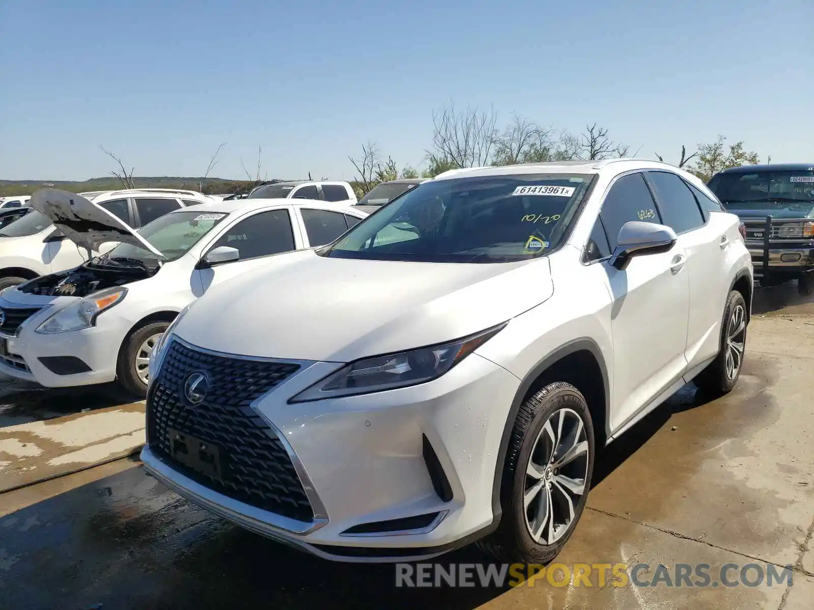 2 Photograph of a damaged car 2T2HZMAA4MC211524 LEXUS RX350 2021