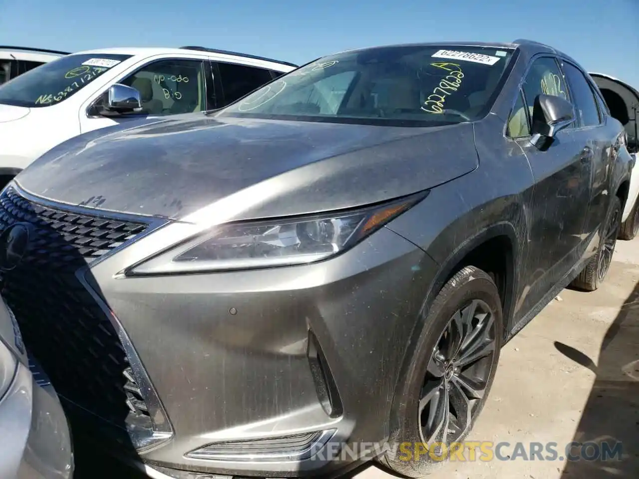 2 Photograph of a damaged car 2T2HZMAA4MC212642 LEXUS RX350 2021