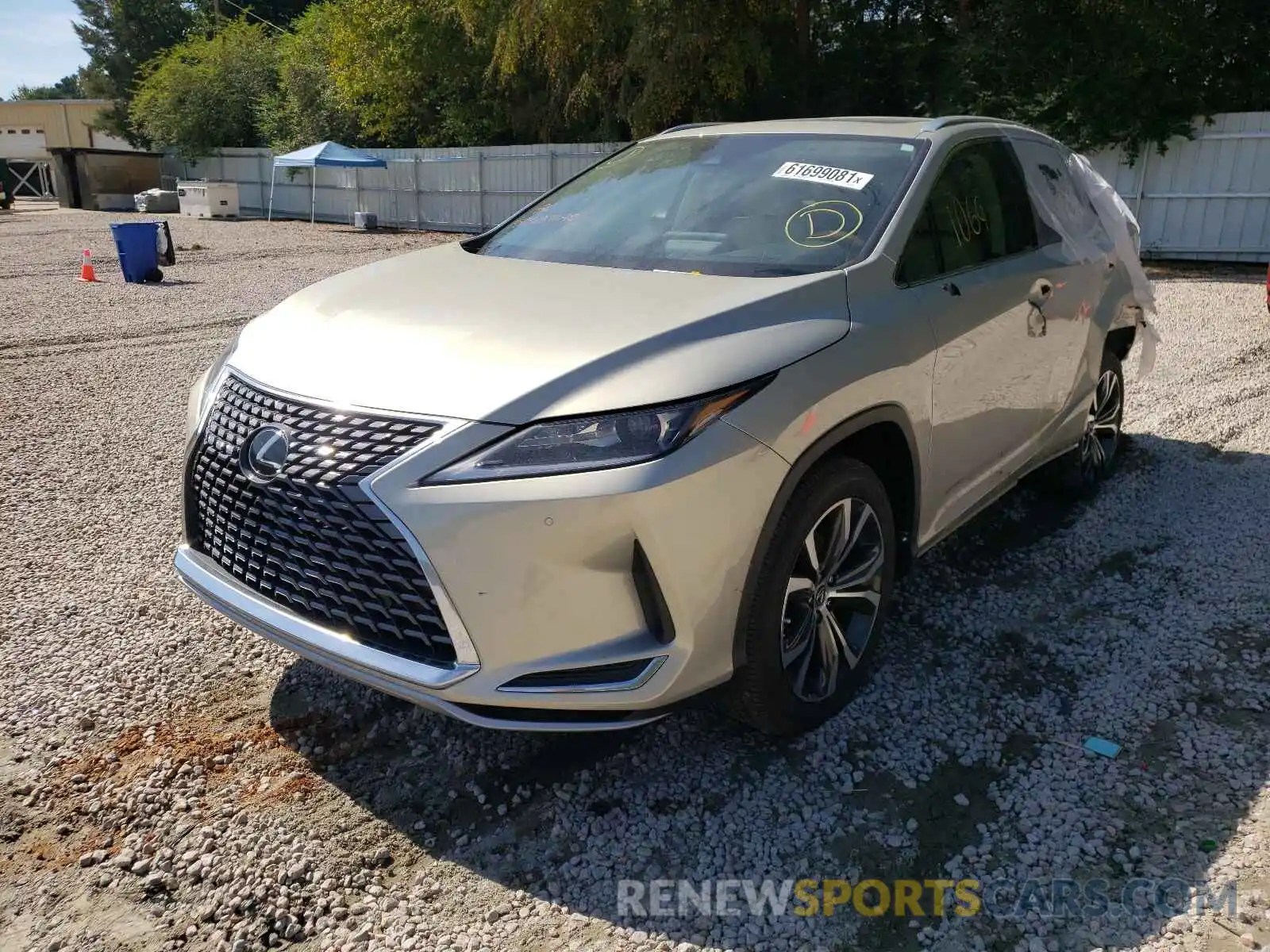 2 Photograph of a damaged car 2T2HZMAA4MC215220 LEXUS RX350 2021