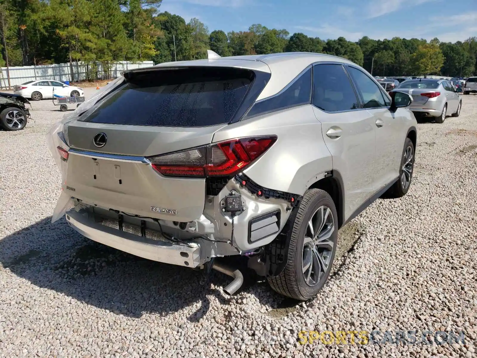 4 Photograph of a damaged car 2T2HZMAA4MC215220 LEXUS RX350 2021