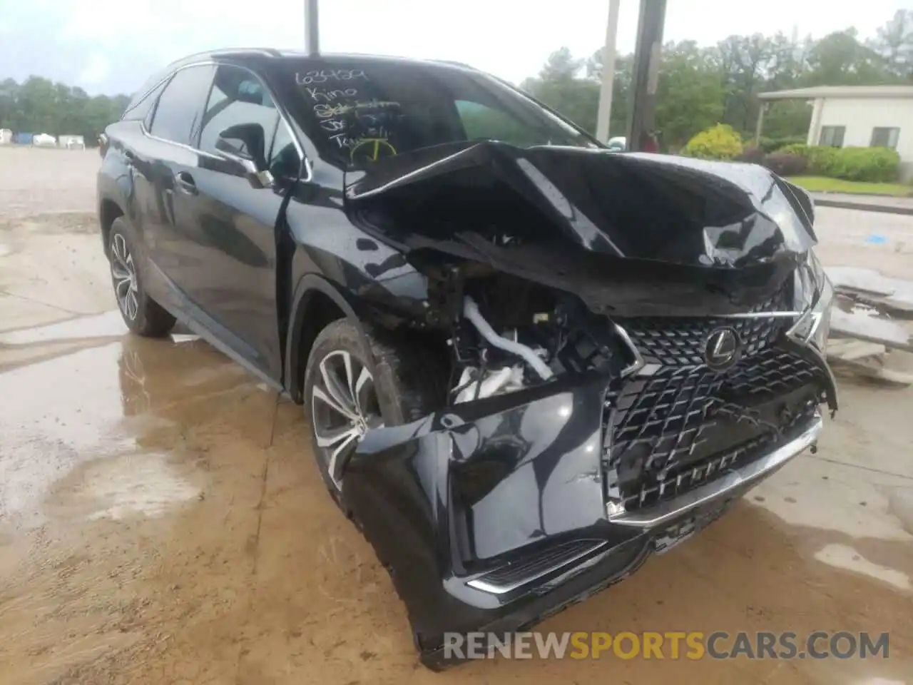 1 Photograph of a damaged car 2T2HZMAA4MC218859 LEXUS RX350 2021