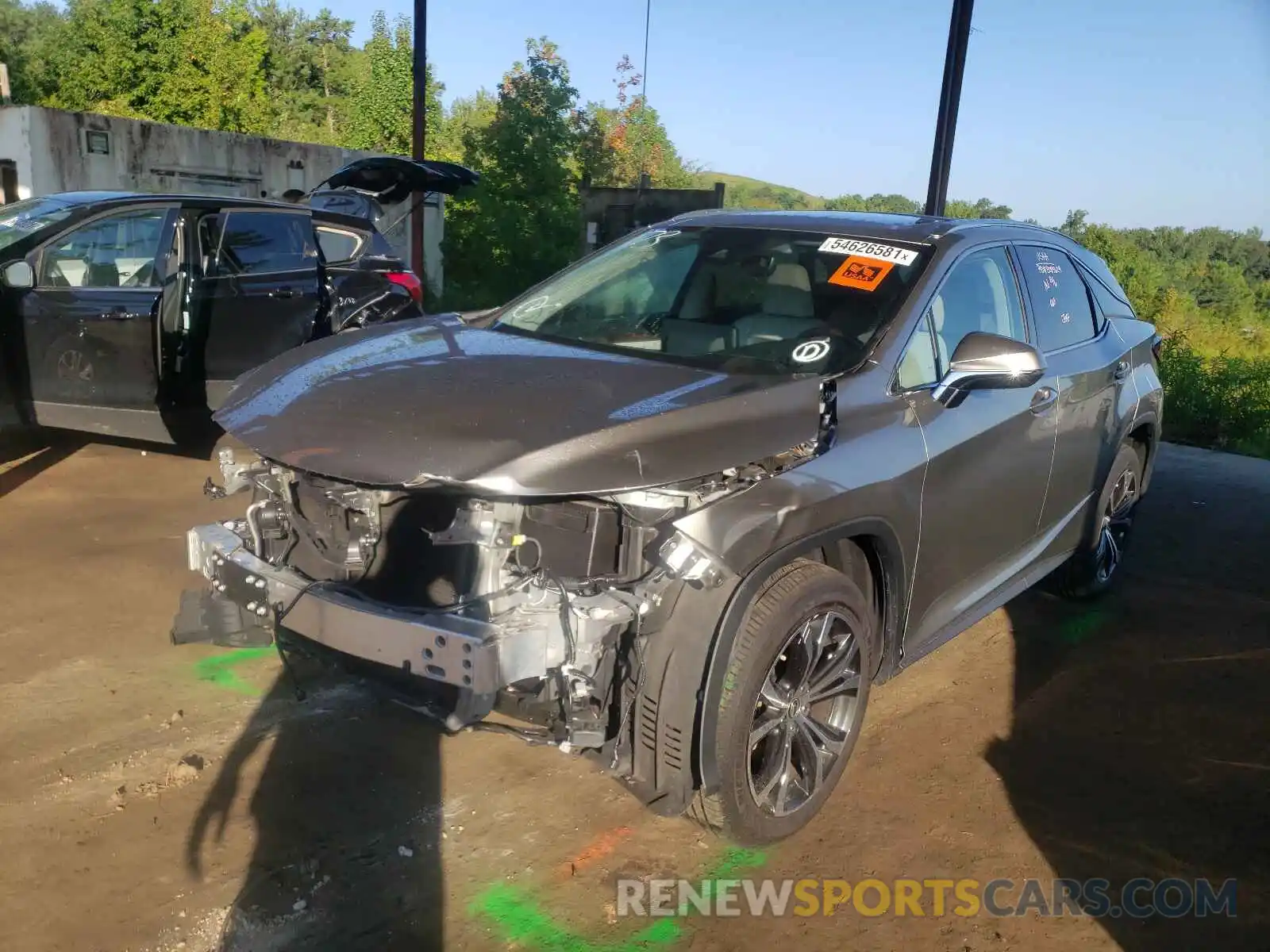 2 Фотография поврежденного автомобиля 2T2HZMAA5MC184107 LEXUS RX350 2021