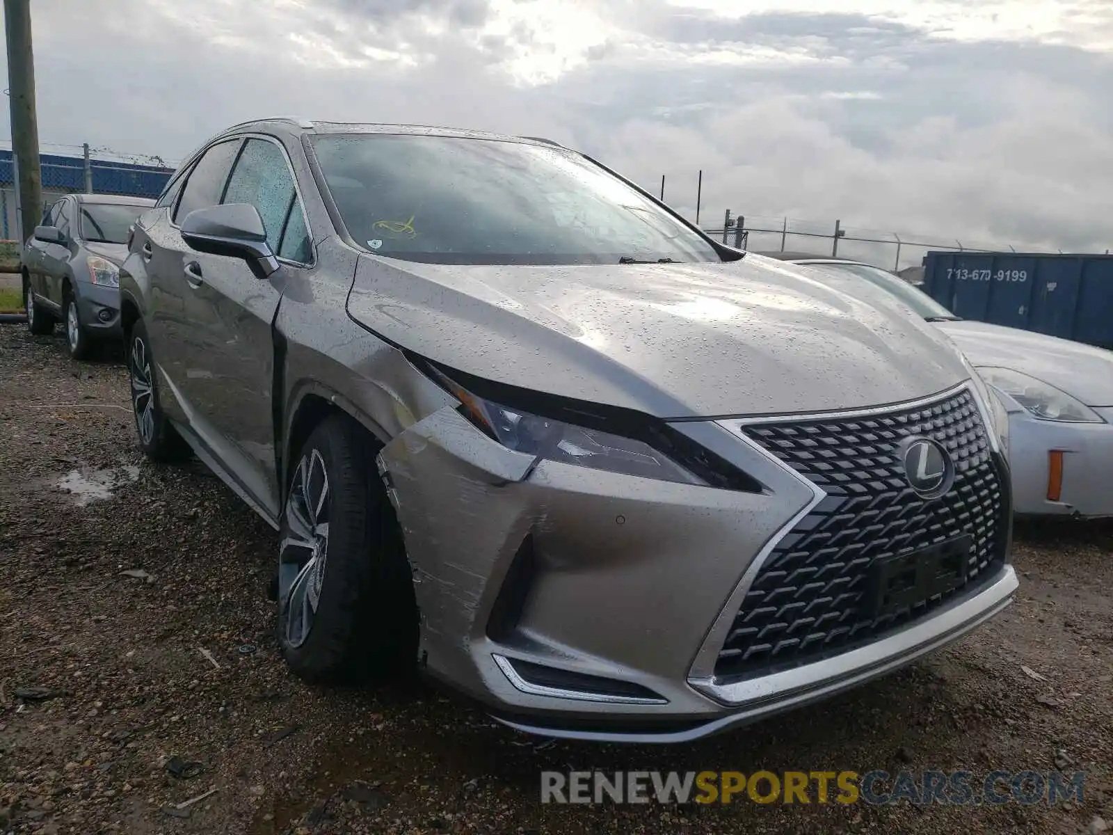 1 Photograph of a damaged car 2T2HZMAA5MC184916 LEXUS RX350 2021