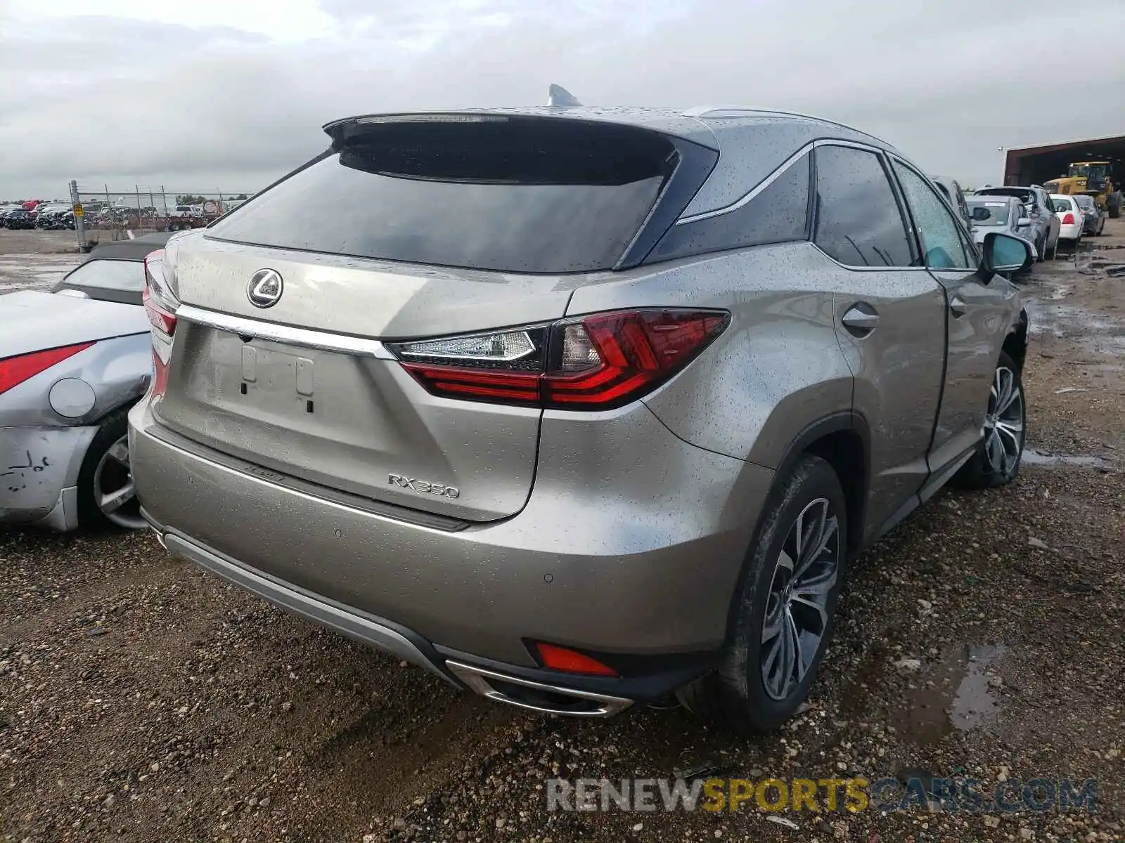 4 Фотография поврежденного автомобиля 2T2HZMAA5MC184916 LEXUS RX350 2021