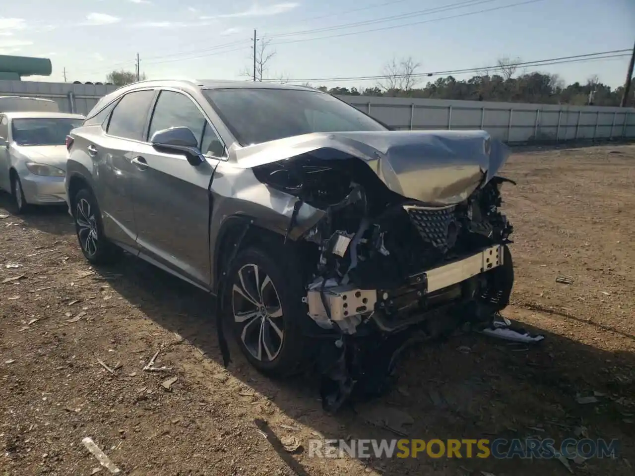 1 Photograph of a damaged car 2T2HZMAA5MC185936 LEXUS RX350 2021