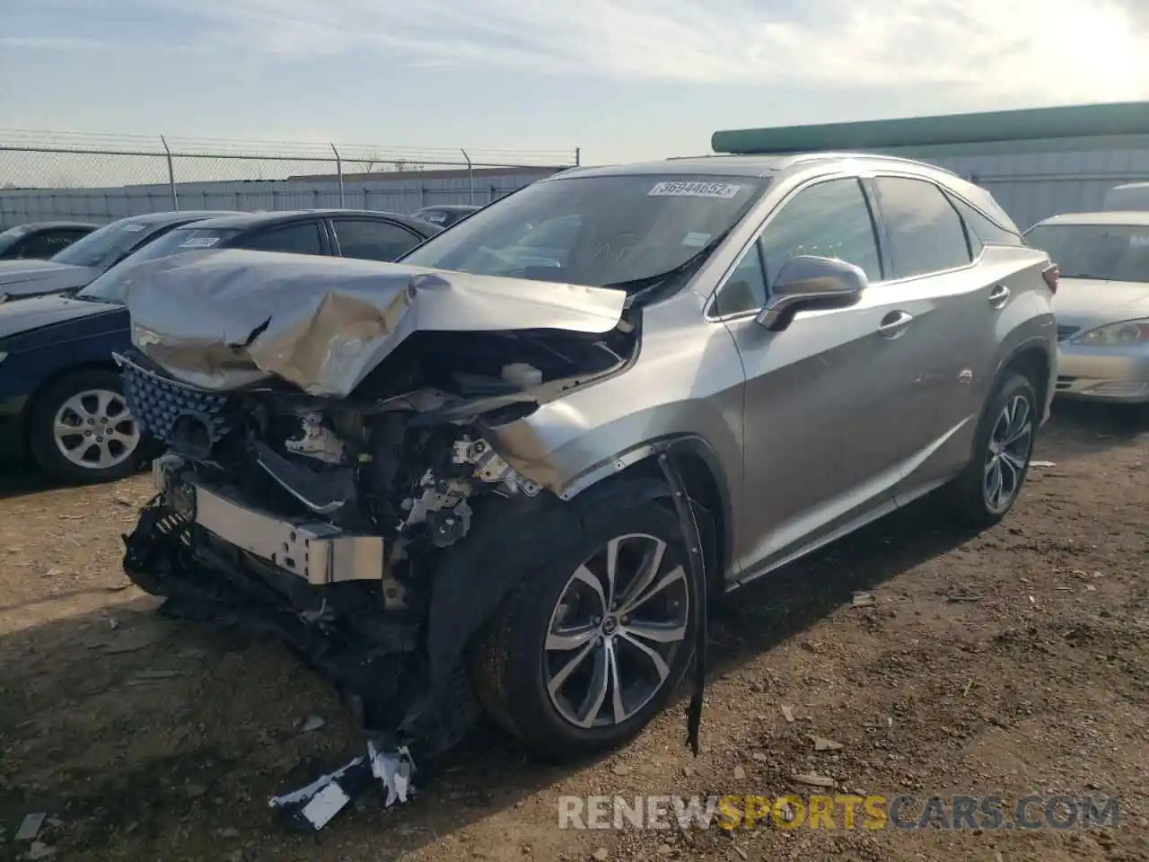 2 Photograph of a damaged car 2T2HZMAA5MC185936 LEXUS RX350 2021